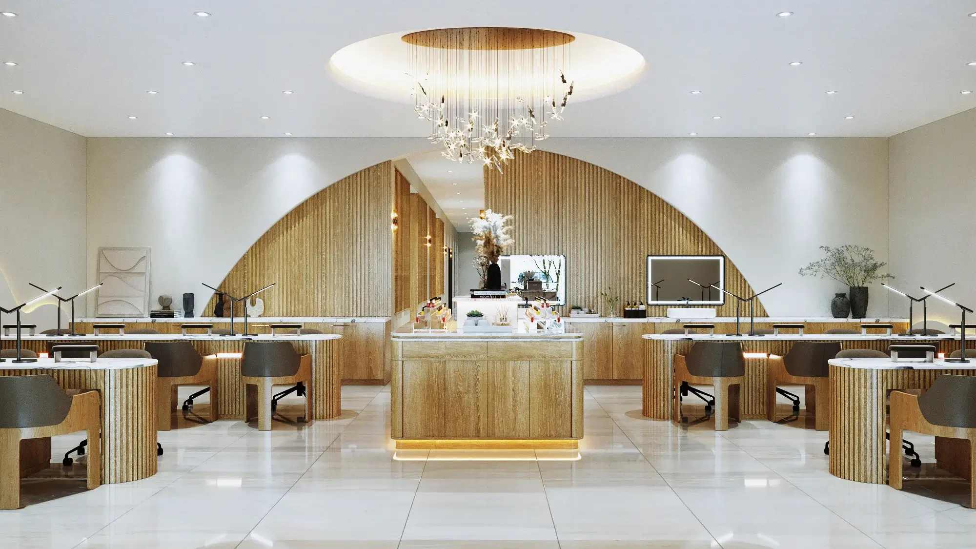 Nail Salon Interior